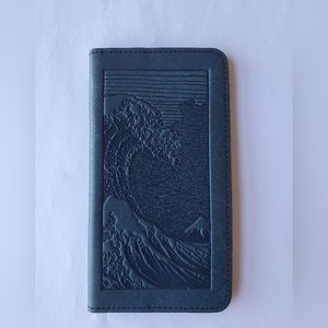 Oberon Design The Great Wave Leather Wallet